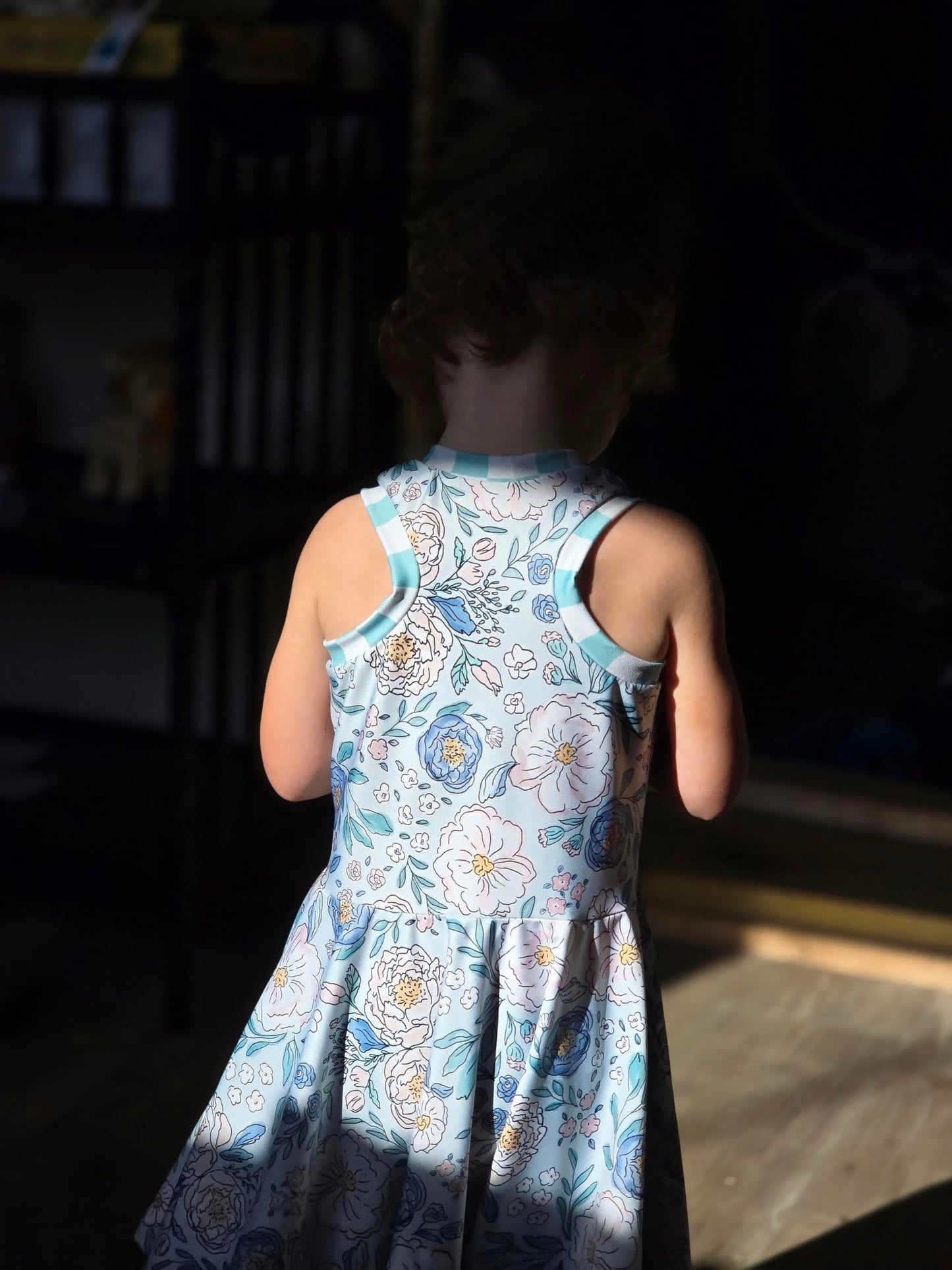 Racer back tank Twirl Dress Sewing Pattern - PDF print and projector