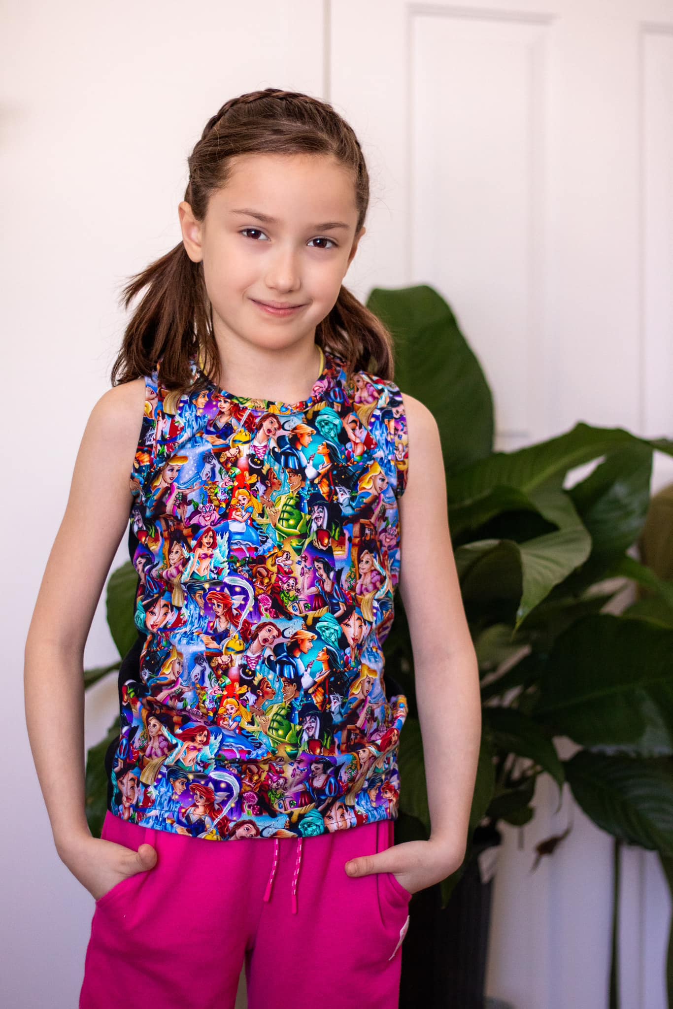 Racer back tank Sewing Pattern - PDF print and projector