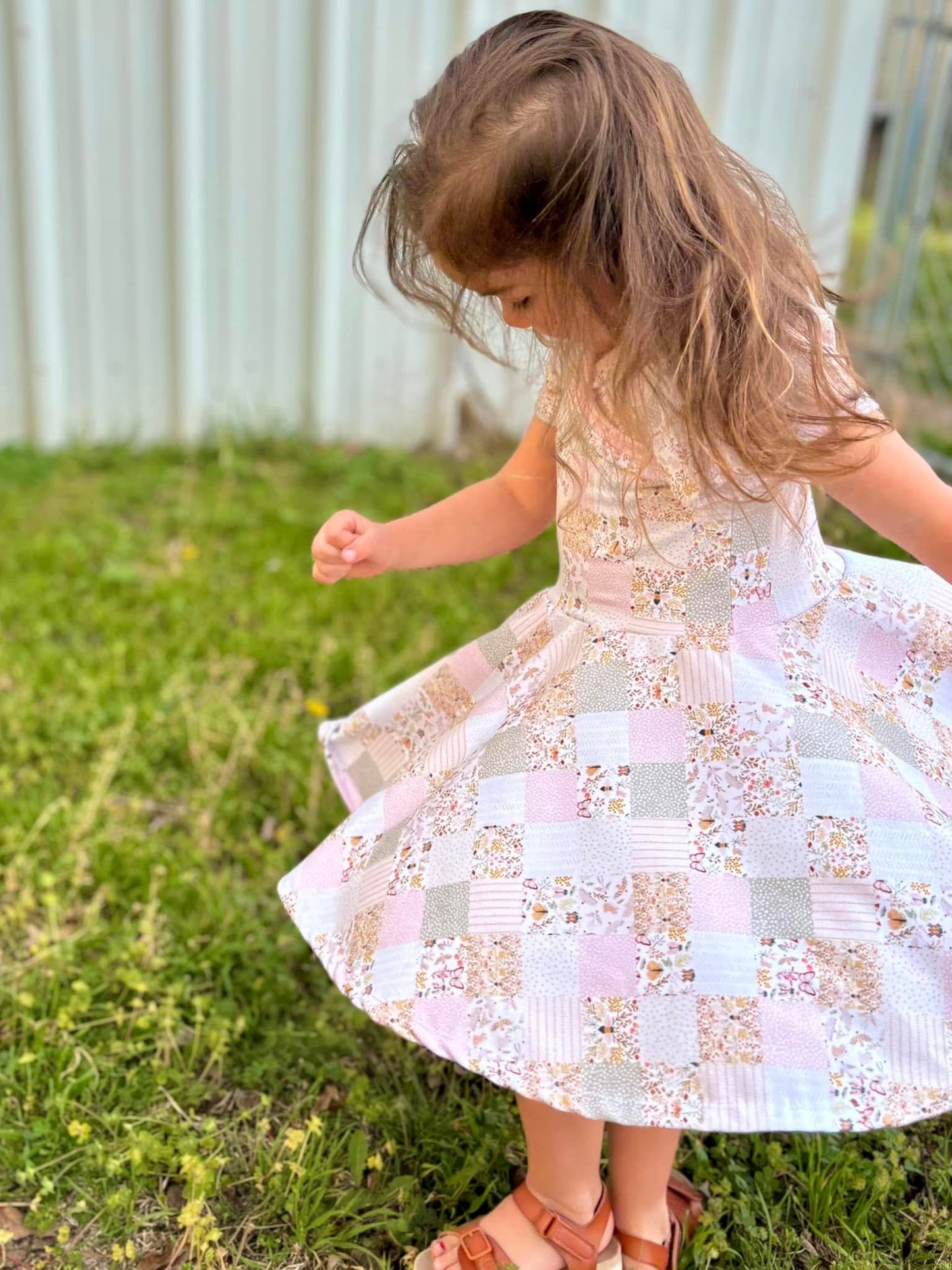 Cross-Over Twirl Dress Sewing Pattern - PDF print and projector