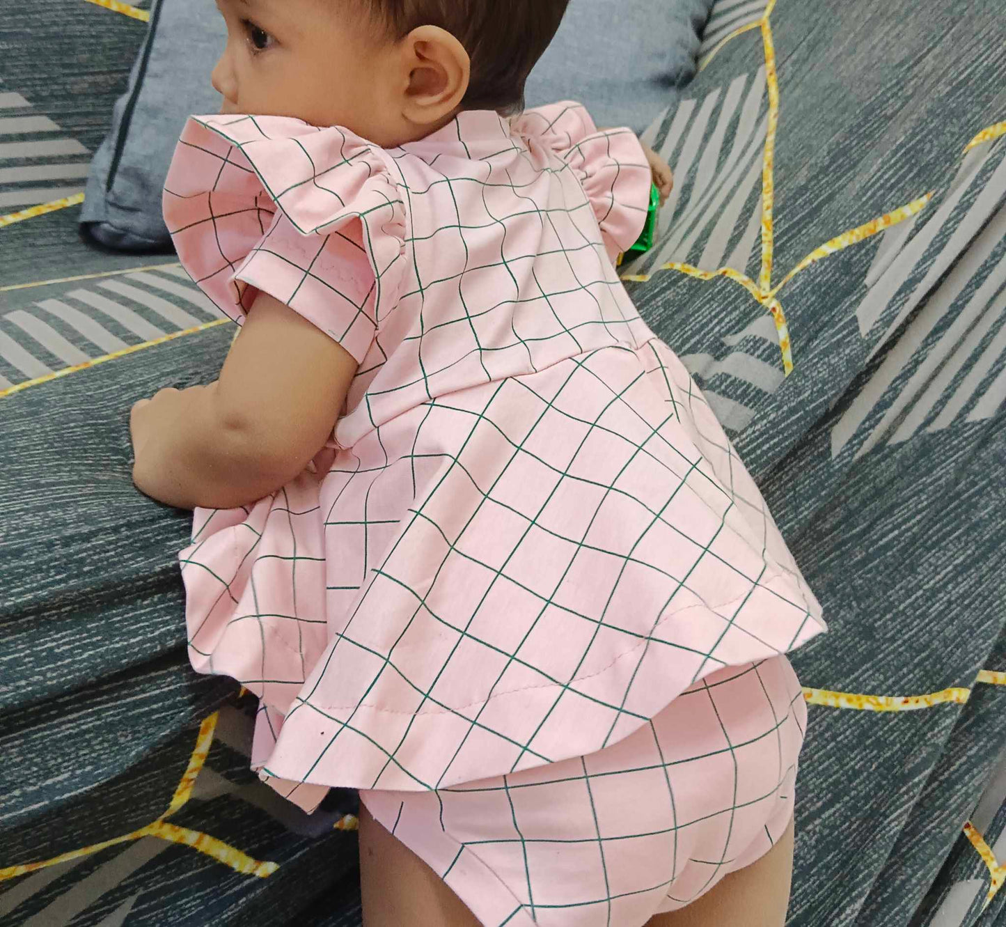 Crossover Peplum Bodysuit Sewing Pattern - PDF print and projector