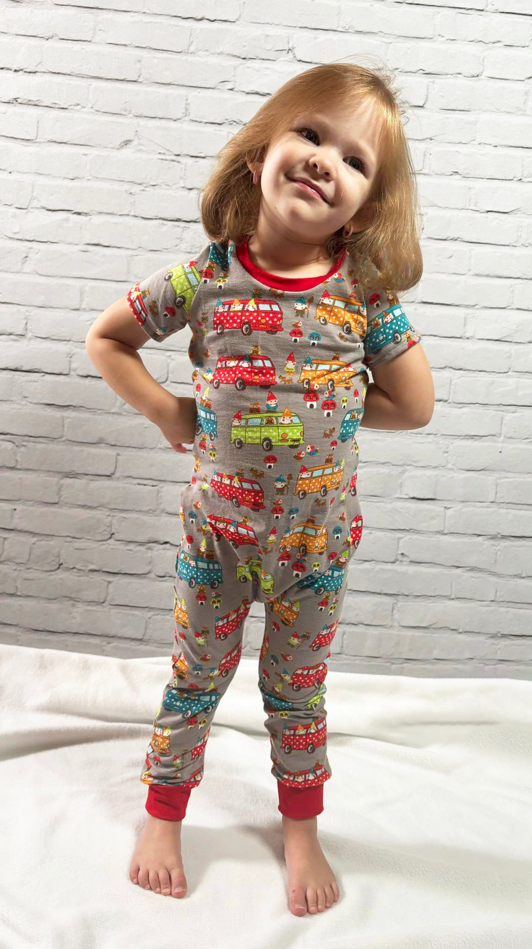 Ultimate Hug Me Romper Back Opening Babies and Toddlers Digital Sewing Pattern - PDF print and projector