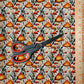 Mushrooms Cotton Lycra Knit Fabric by the yard