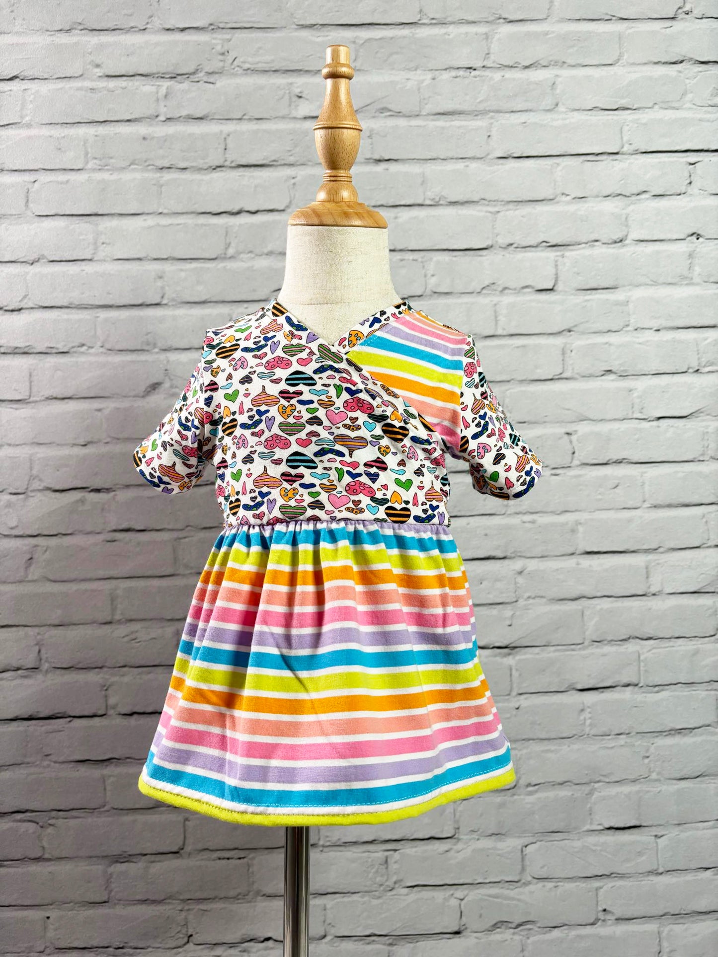 Madelyn Peplum and Tier Dress Sewing Pattern - PDF print and projector