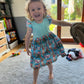 Flutter Sleeve Dress Sewing Pattern - PDF print and projector