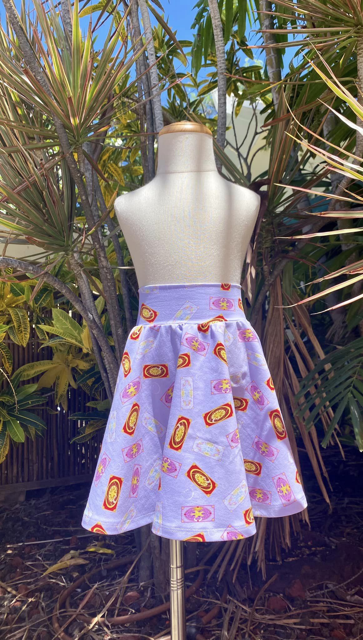 Skater Twirl Skirt Digital Sewing Pattern - PDF print and projector