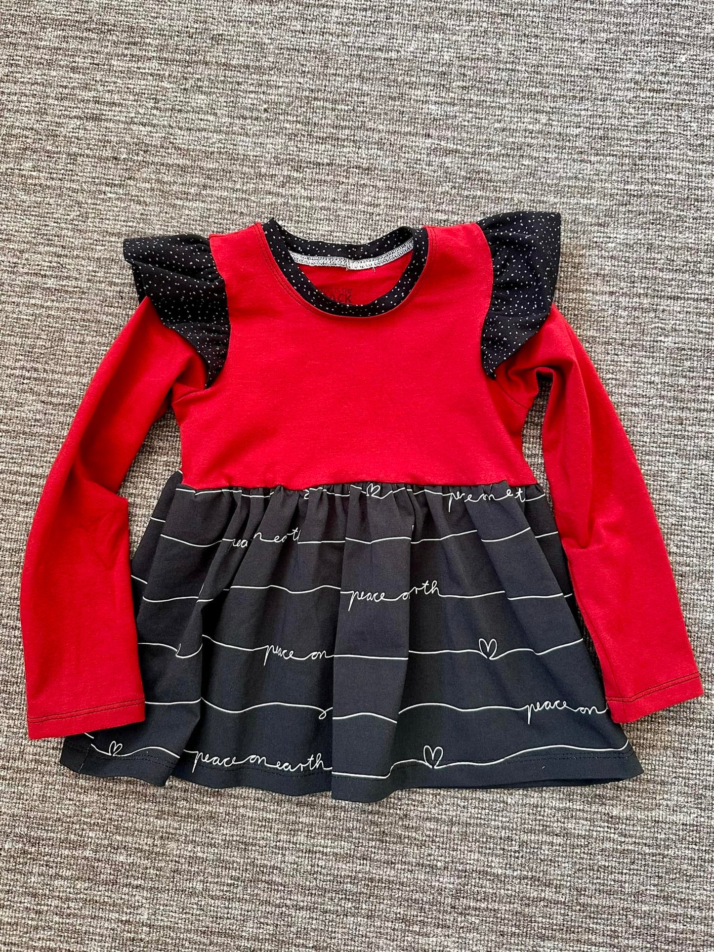 Madelyn Peplum and Tier Dress Sewing Pattern - PDF print and projector