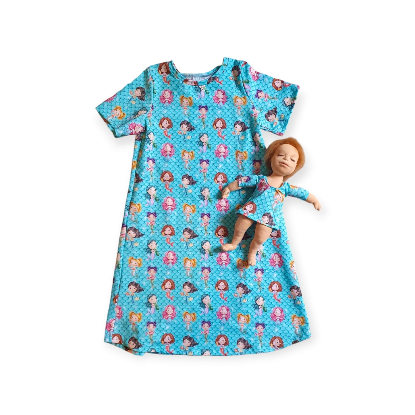 Doll Princess Nightgown Sewing Pattern - PDF print and projector