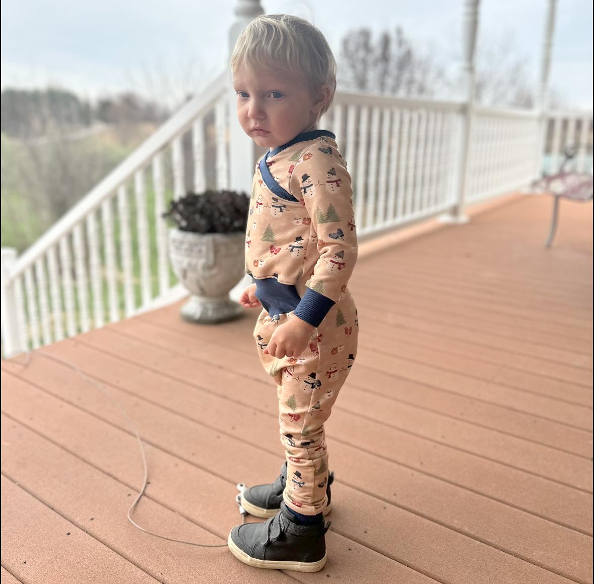 Ultimate Hug Me Romper Crossover Front Opening Babies and Toddlers Digital Sewing Pattern - PDF print and projector