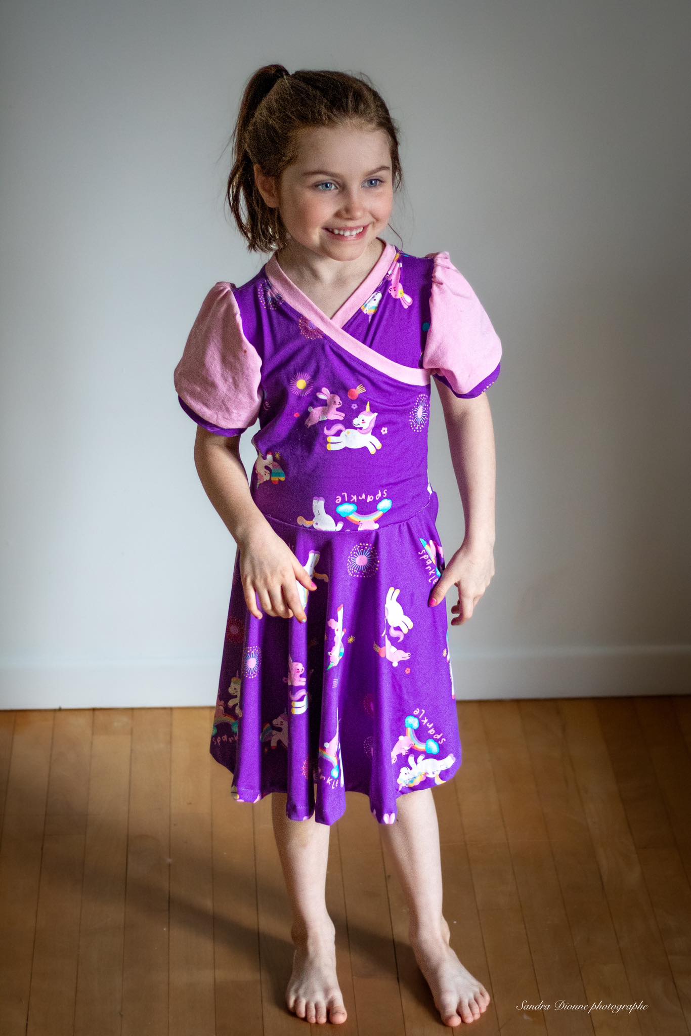 Cross-Over Twirl Dress Sewing Pattern - PDF print and projector