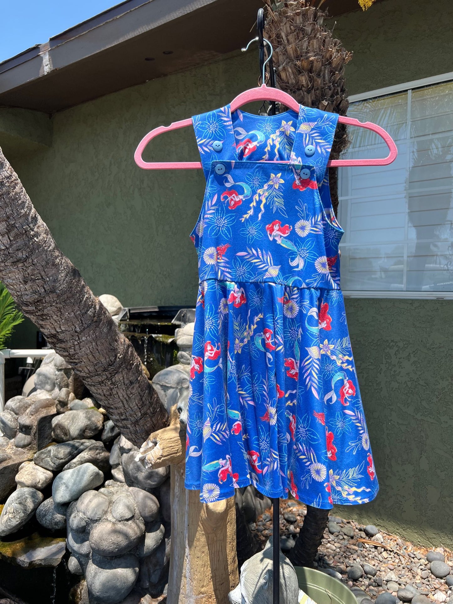 Romper Dress Digital Sewing Pattern - PDF print and projector