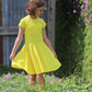 Raglan Dress Digital Sewing Pattern - PDF print and projector