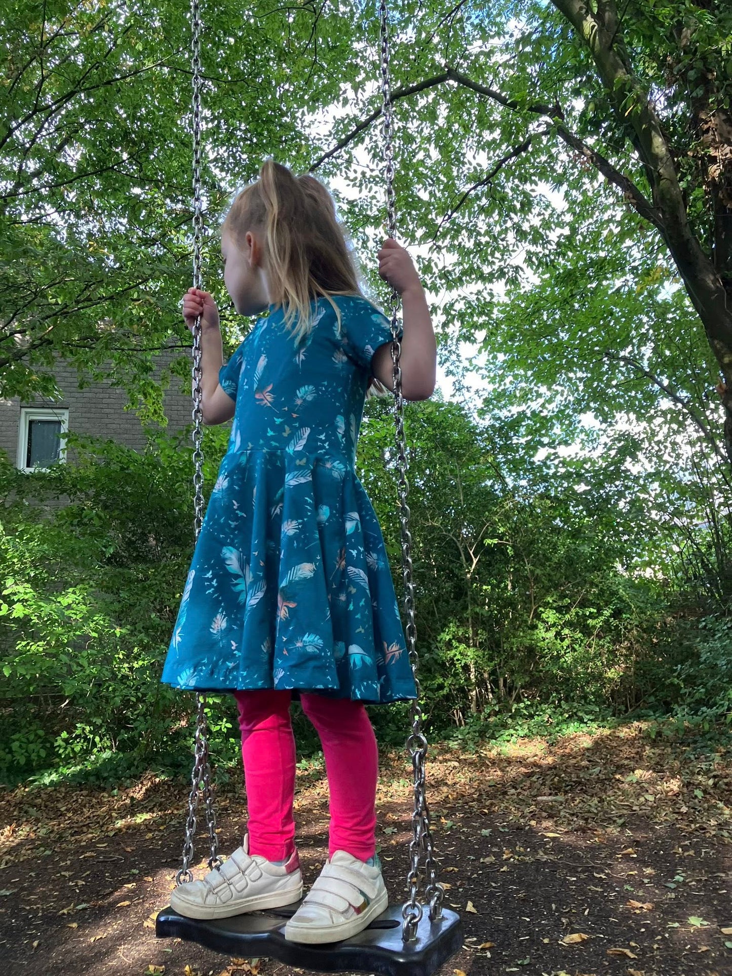 Raglan Dress Digital Sewing Pattern - PDF print and projector