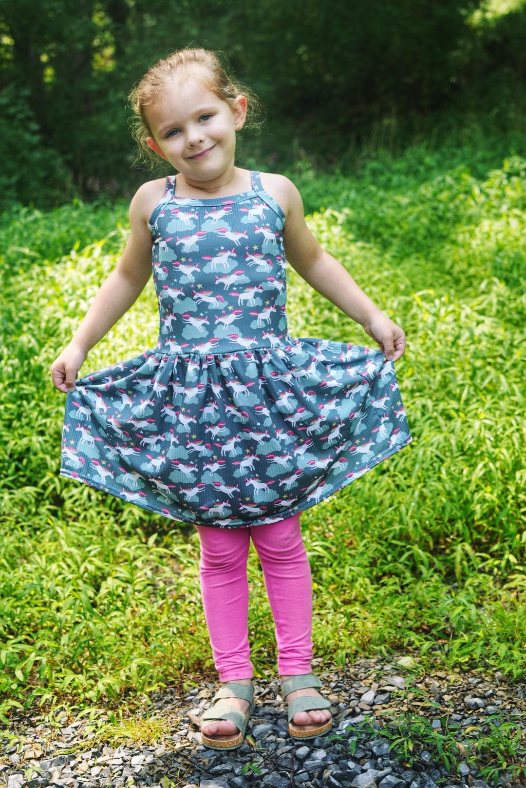 Camisole Dress Sewing Pattern - PDF print and projector