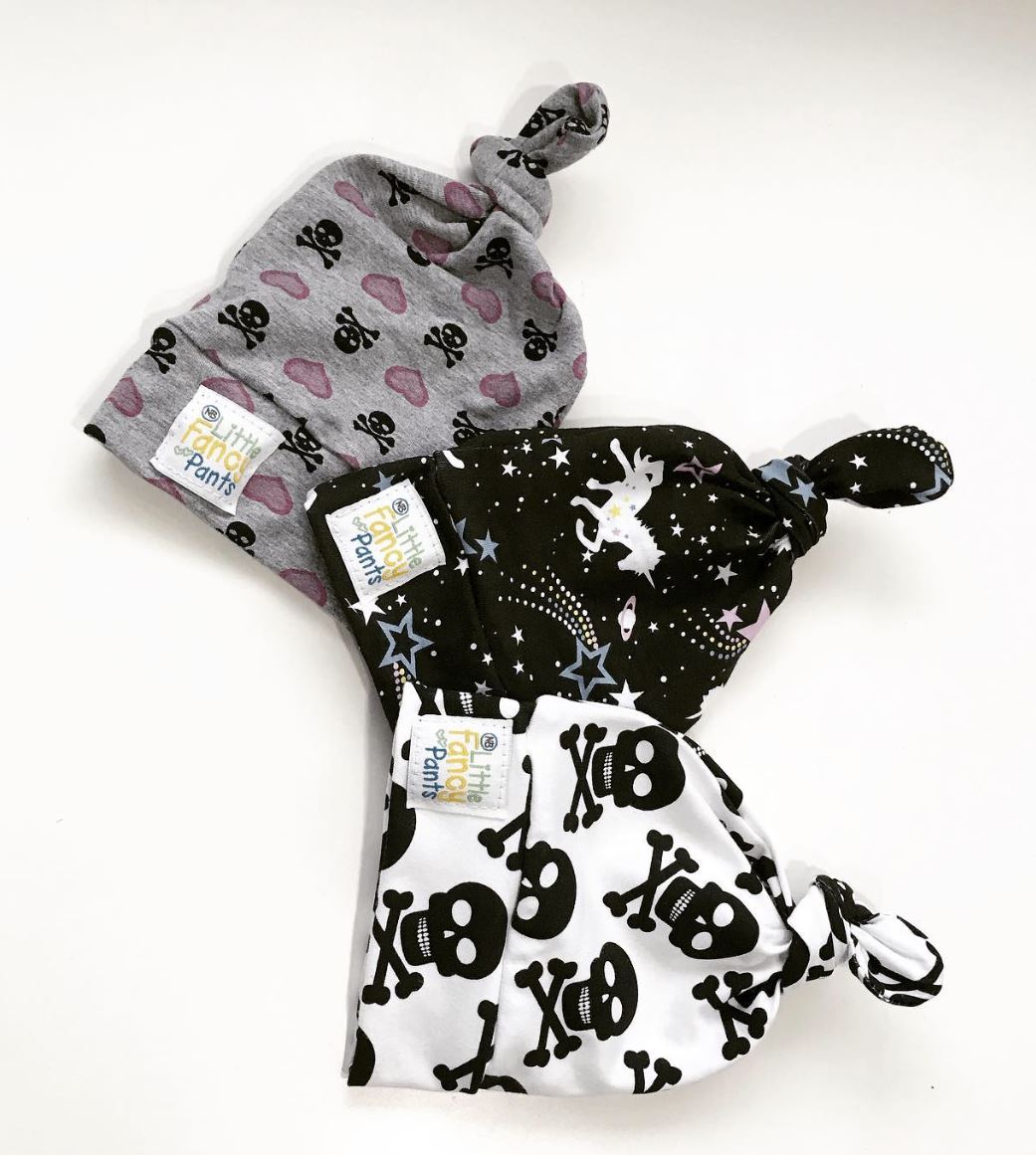 Baby Tie Hat Digital Sewing Pattern - PDF print and projector