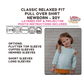 Classic Pull Over Shirt Sewing Pattern - PDF print and projector