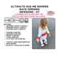 Ultimate Hug Me Romper Back Opening Babies and Toddlers Digital Sewing Pattern - PDF print and projector