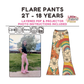 Flare Pants Digital Sewing Pattern - PDF print and projector