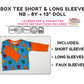 Box Tee Digital Sewing Pattern - PDF print and projector