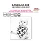 Baby Bandana Drool Bib Digital Sewing Pattern - PDF print and projector