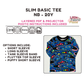 Slim Fit Basic Tee Sewing Pattern - PDF print and projector