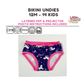 Bikini Undies Toddlers and Kids Digital Sewing Pattern - PDF print and projector