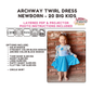 Archway Twirl Dress Sewing Pattern - PDF print and projector