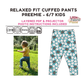 Cuffed Pants Relaxed Fit Sewing Pattern - PDF print and projector