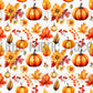 Autumn Pumpkins Seamless file