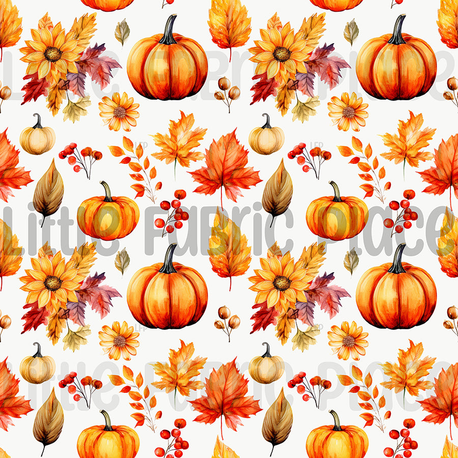 Autumn Pumpkins Seamless file