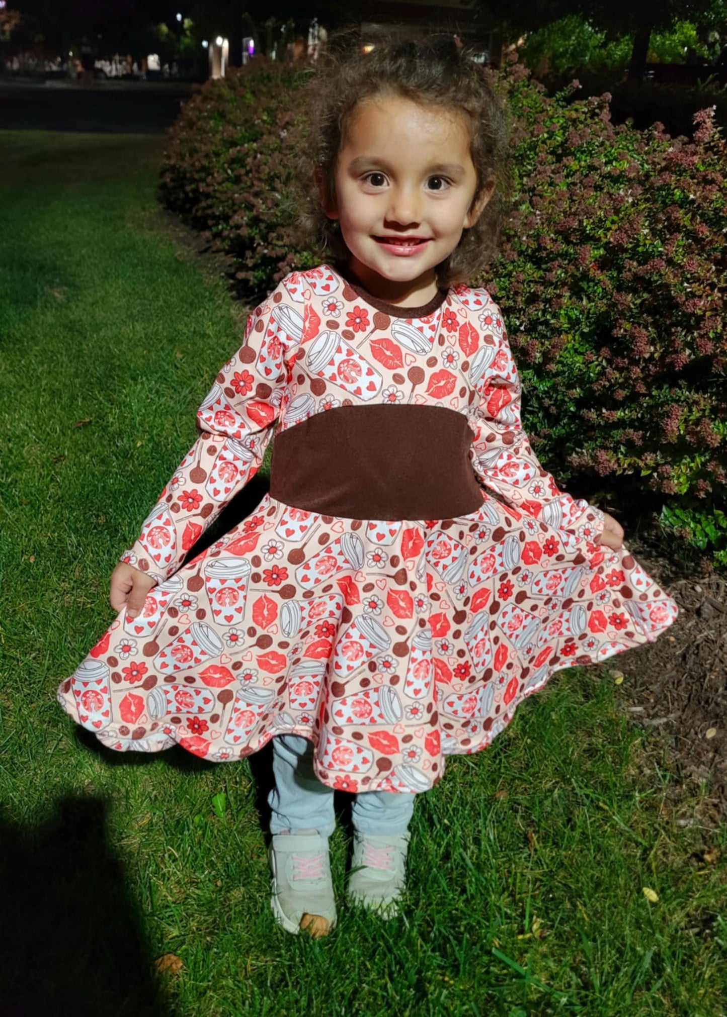 Archway Twirl Dress Sewing Pattern - PDF print and projector