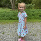 Raglan Dress Digital Sewing Pattern - PDF print and projector