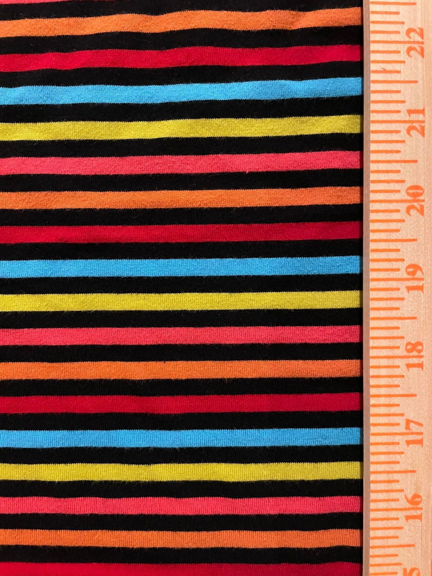 Voltage Stripe ITY Cotton Lycra Knit Fabric by the yard