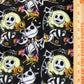 Jack Skellington Halloween DBP Double brushed Polyester fabric by the yard