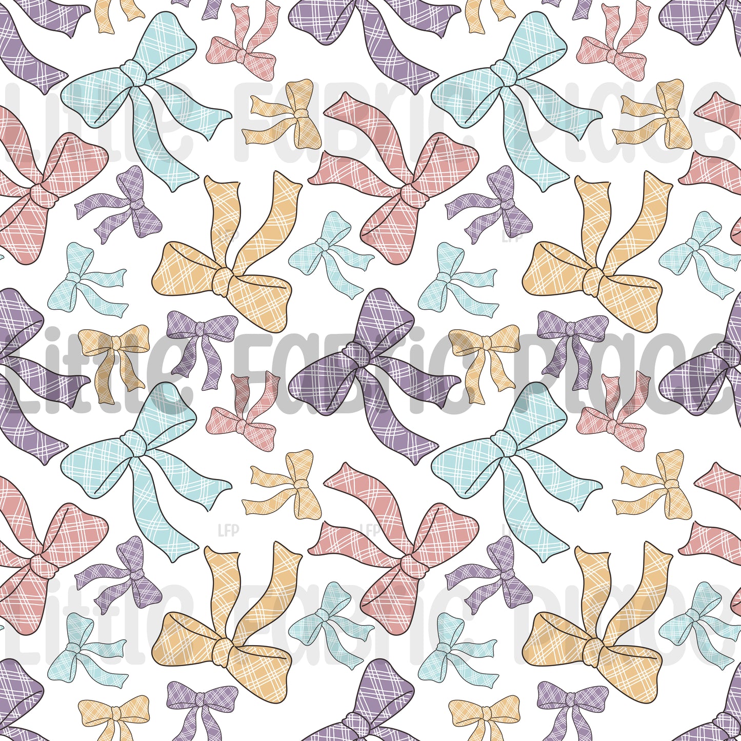 Pastel Bows Seamless file